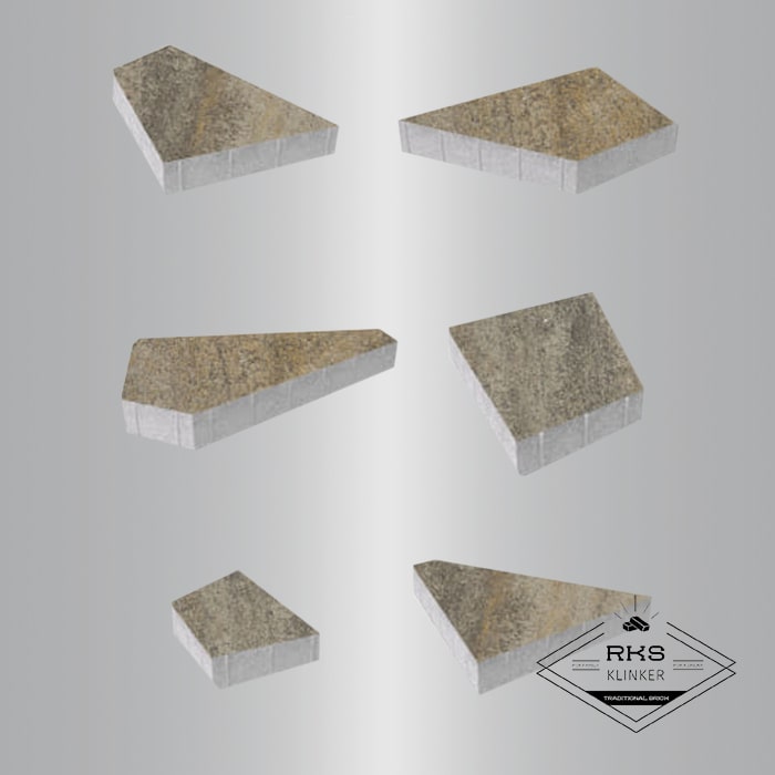 Тротуарная плитка ОРИГАМИ - Б.4.Фсм.8, Искусственный камень, Базальт в Старом Осколе